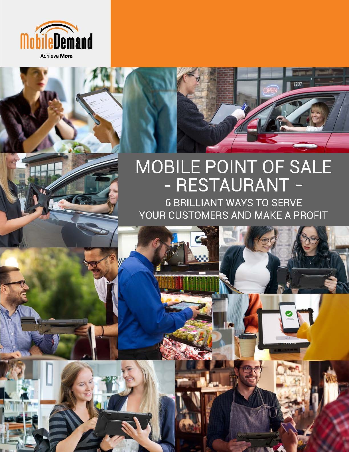 cover of mobile point of sale for restaurants ebook